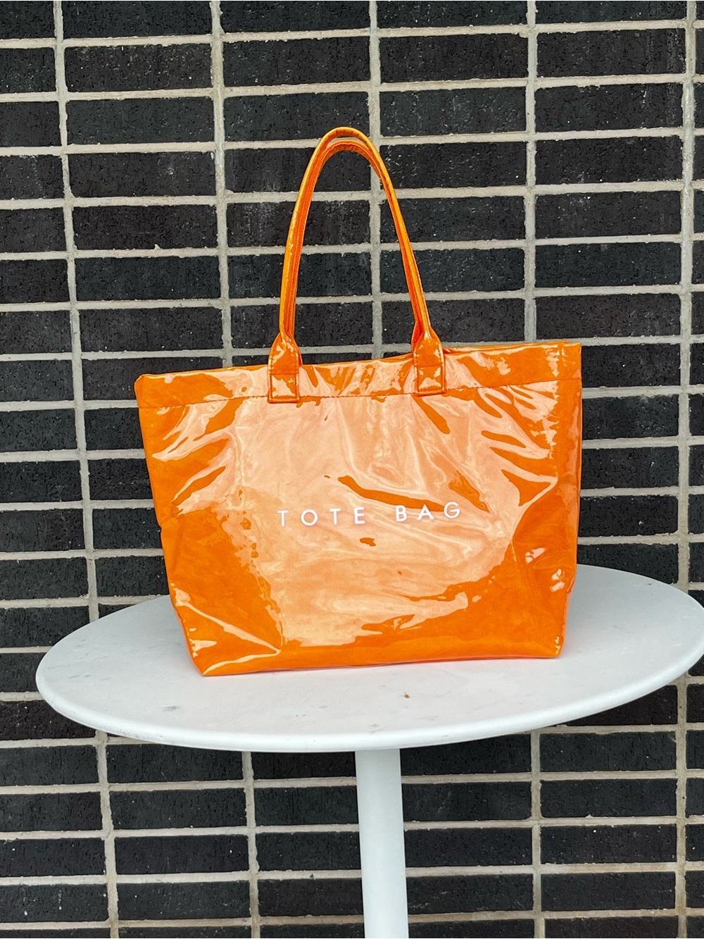 Glossy PVC plastic "Tote Bag"
